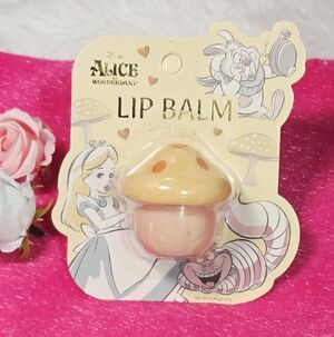 Disney Alice in Wonderland Mushroom Lip Balm – Vanilla Scented Collectible NWT